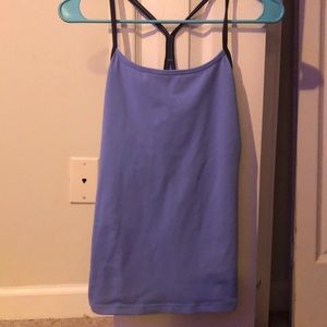 Light blue LuluLemon Tank with built in Bra